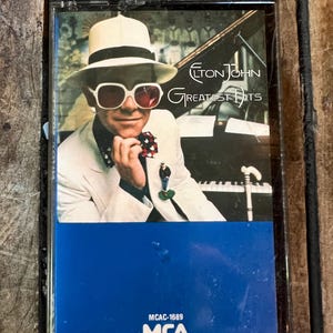 1974 Elton John’s Greatest Hits - Original Cassette Tape - MCA Records  - Retro Cassette Tape - Rock & Roll - Pop