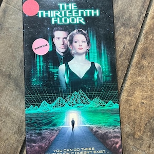 The Thirteenth Floor - VHS Movie ( 1999 ) - Starring Gretchen Mol & Craig Bierko - Etsy