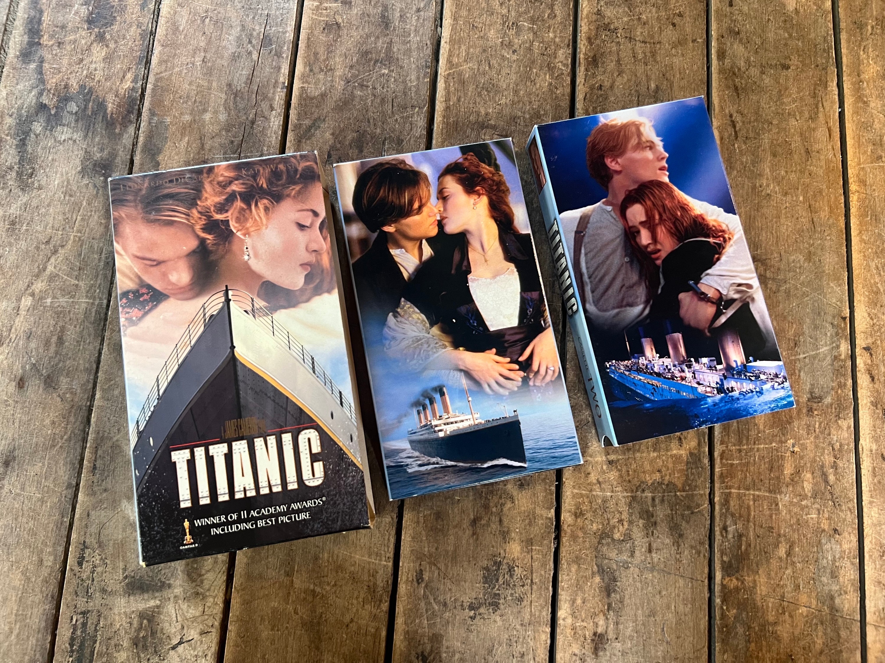Titanic VHS Movie (1997) - Leonardo Dicaprio & Kate Winslet - Etsy