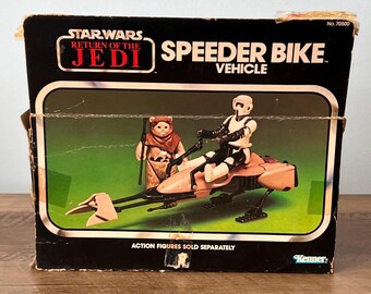 1983 Kenner Star Wars Speeder Bike With Stormtrooper & Box - Etsy