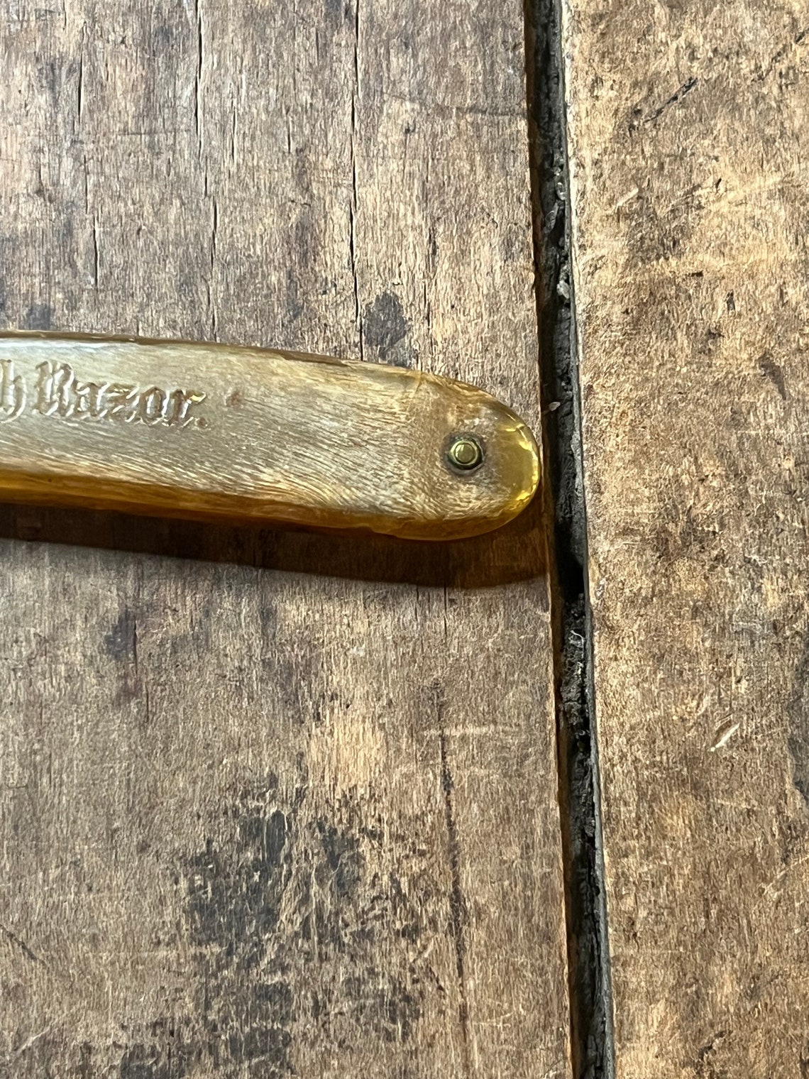 Antique 1800s the Old English Razor Made by the Manhattan Cutlery ...