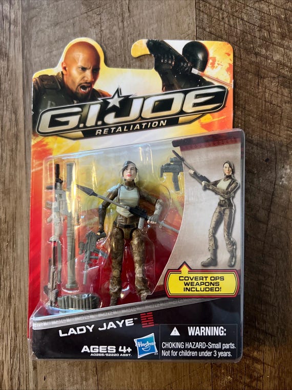 Figurine G.I. Joe LADY JAYE Hasbro 1987 - Complète, Collection Vintage