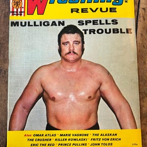Vintage Wrestling Revue Magazine - Ausgabe Juli 1971 - Pre WWF / WWE - Sammler Magazin - Seltener Fund