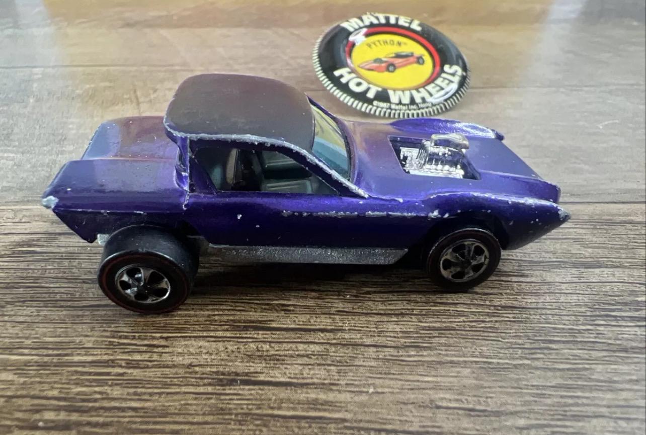 Vintage 1967 Hot Wheels Redline Python - Sweet Sixteen - Die Cast Car ...