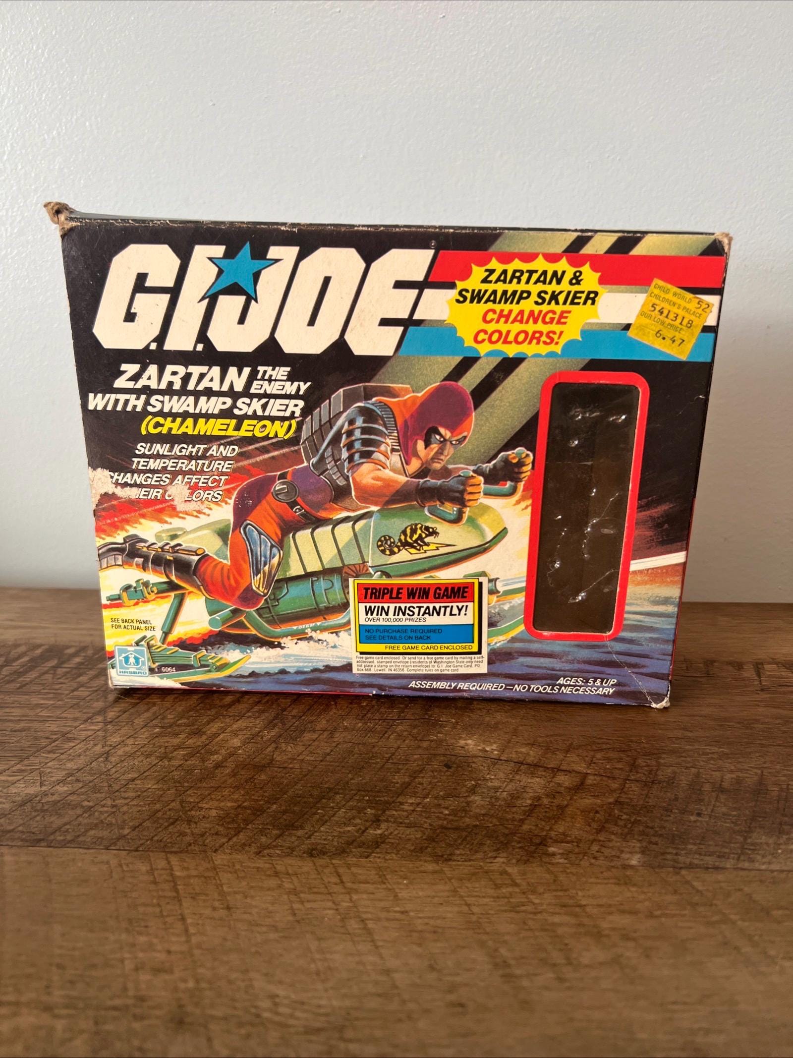 Vintage 1984 GI JOE Zartan Swamp Skier Action Figure With Box - Etsy