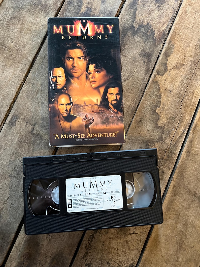 The Mummy Returns ( VHS 2001) Starring - Brendan Fraser, Rachel Weisz ...