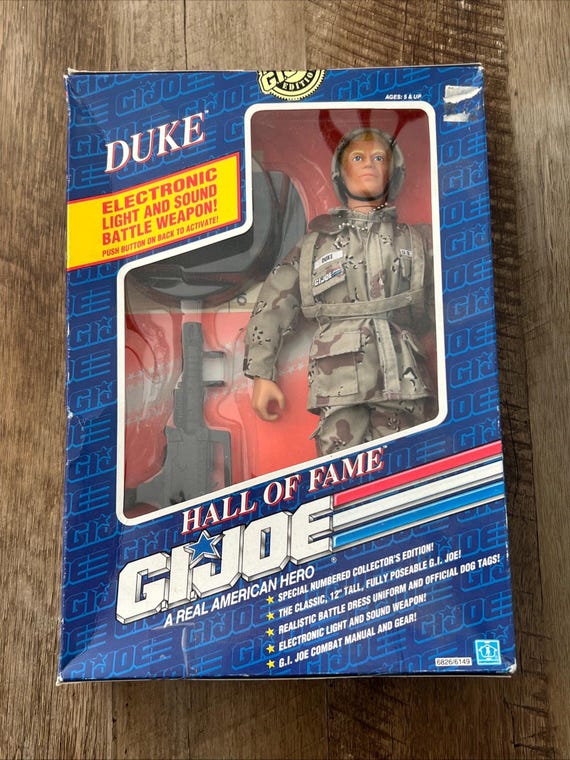 Vintage 1991 Hasbro GI JOE Hall of Fame - DUKE Action Figure