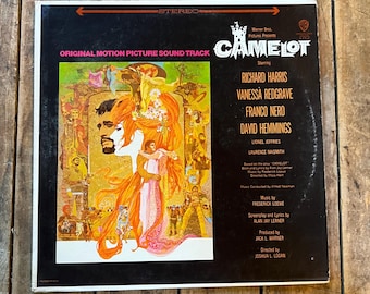 Camelot (Original Motion Picture Soundtrack) LP- 1967 Warner Bros Retro Vinyl Record