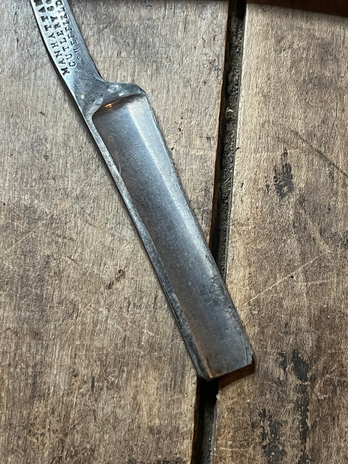 Antique 1800s the Old English Razor Made by the Manhattan Cutlery ...