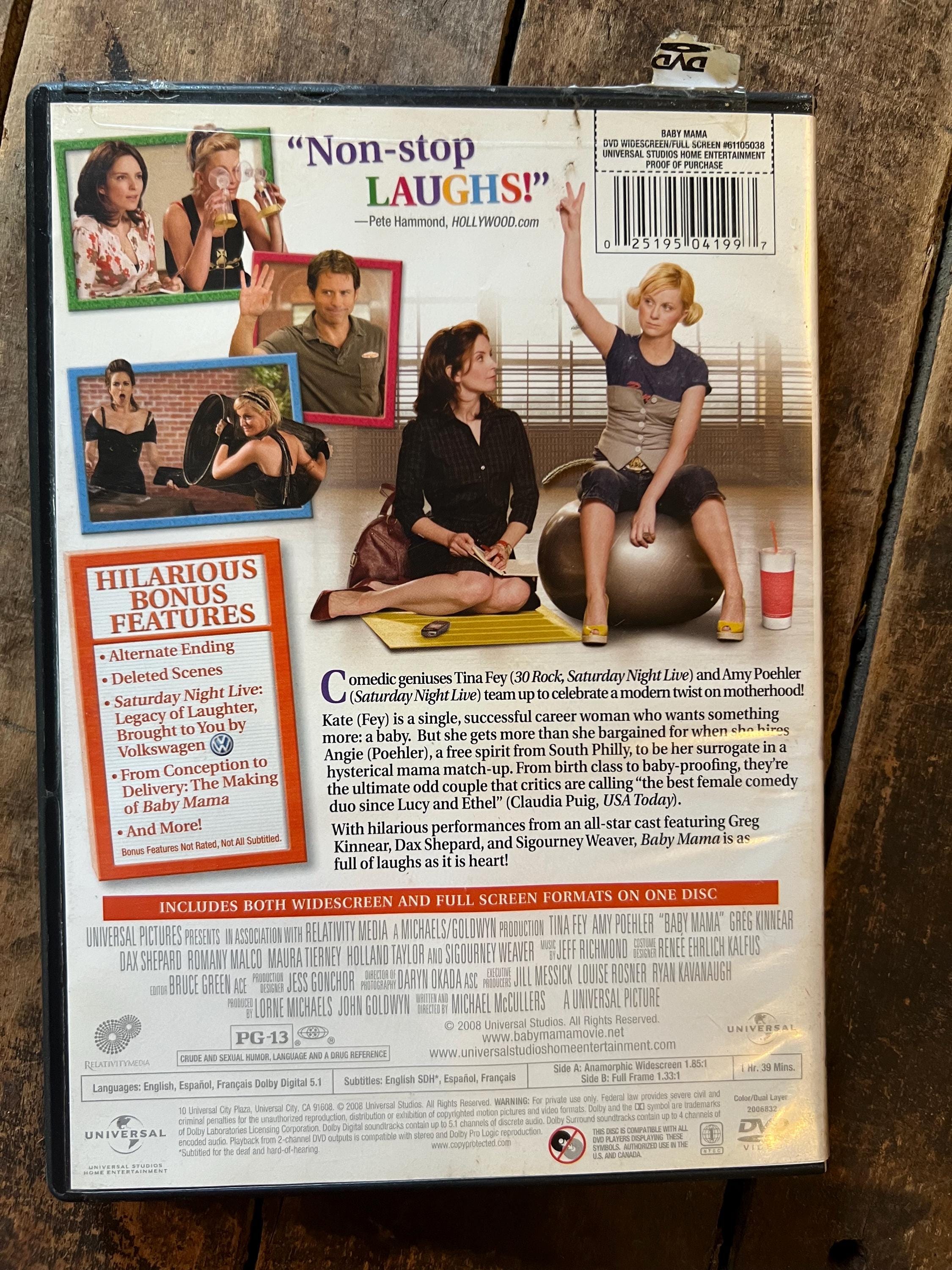 Baby Mama ( DVD ) Comedy Starring Tina Fey & Amy Poehler - Etsy