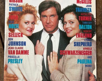 Revista PREVUE - Diciembre de 1989 - Harrison Ford, Melanie Griffith y Sigourney Weaver