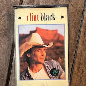 1993 Clint Black -  Original Cassette Tape - RCA Records - Country Music Cassette Tape