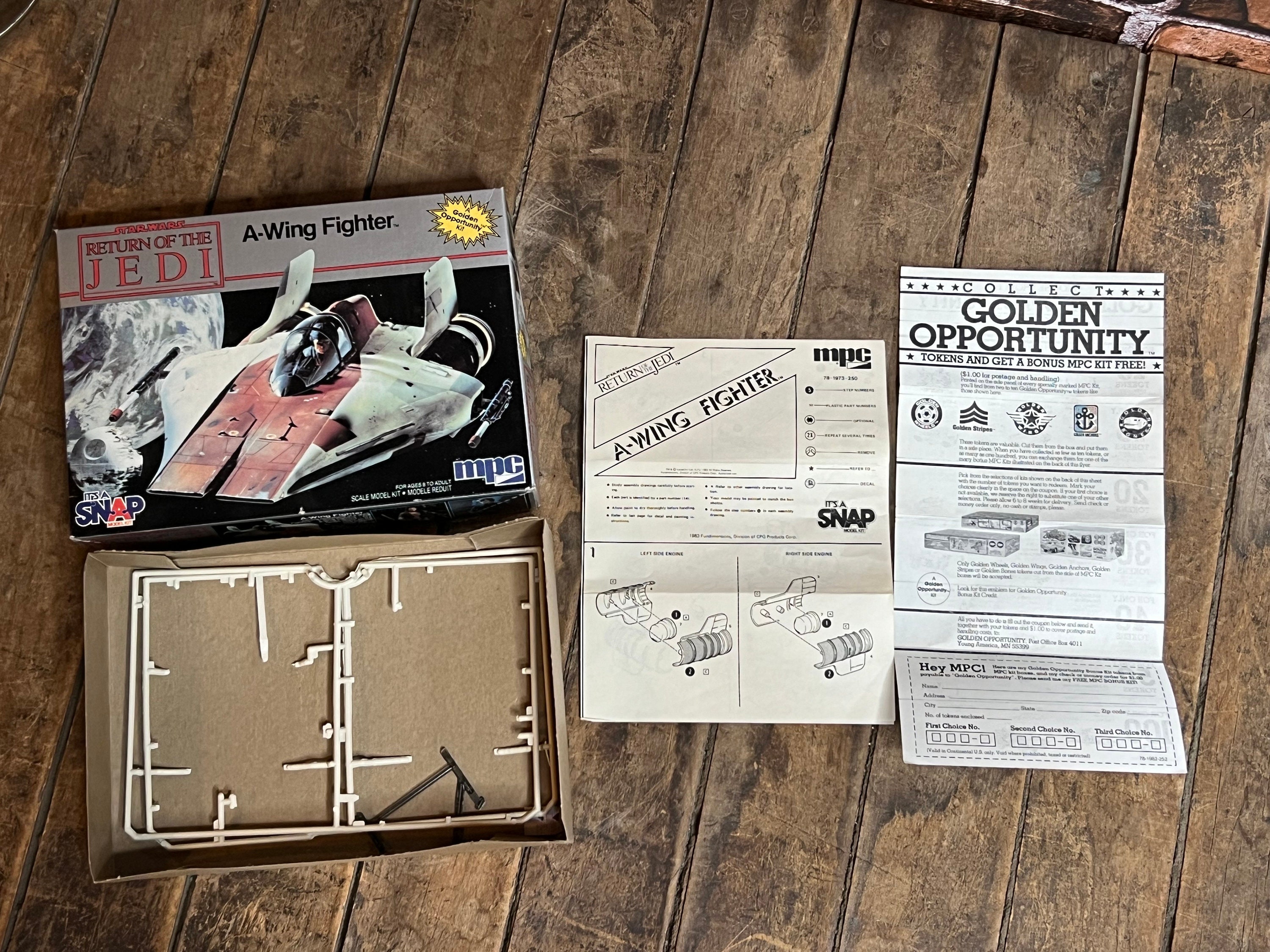 1983年製 ヴィンテージ スターウォーズ ジェダイの帰還 Aウイング