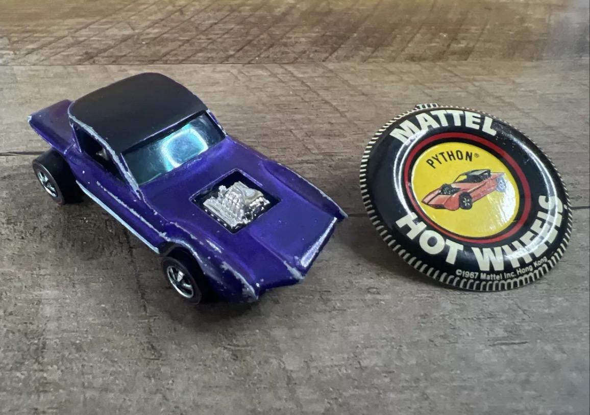 ヴィンテージ 1967 ホットウィール レッドライン パイソン