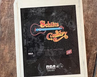 Schlitz Country - RCA Records 8-Track Tape