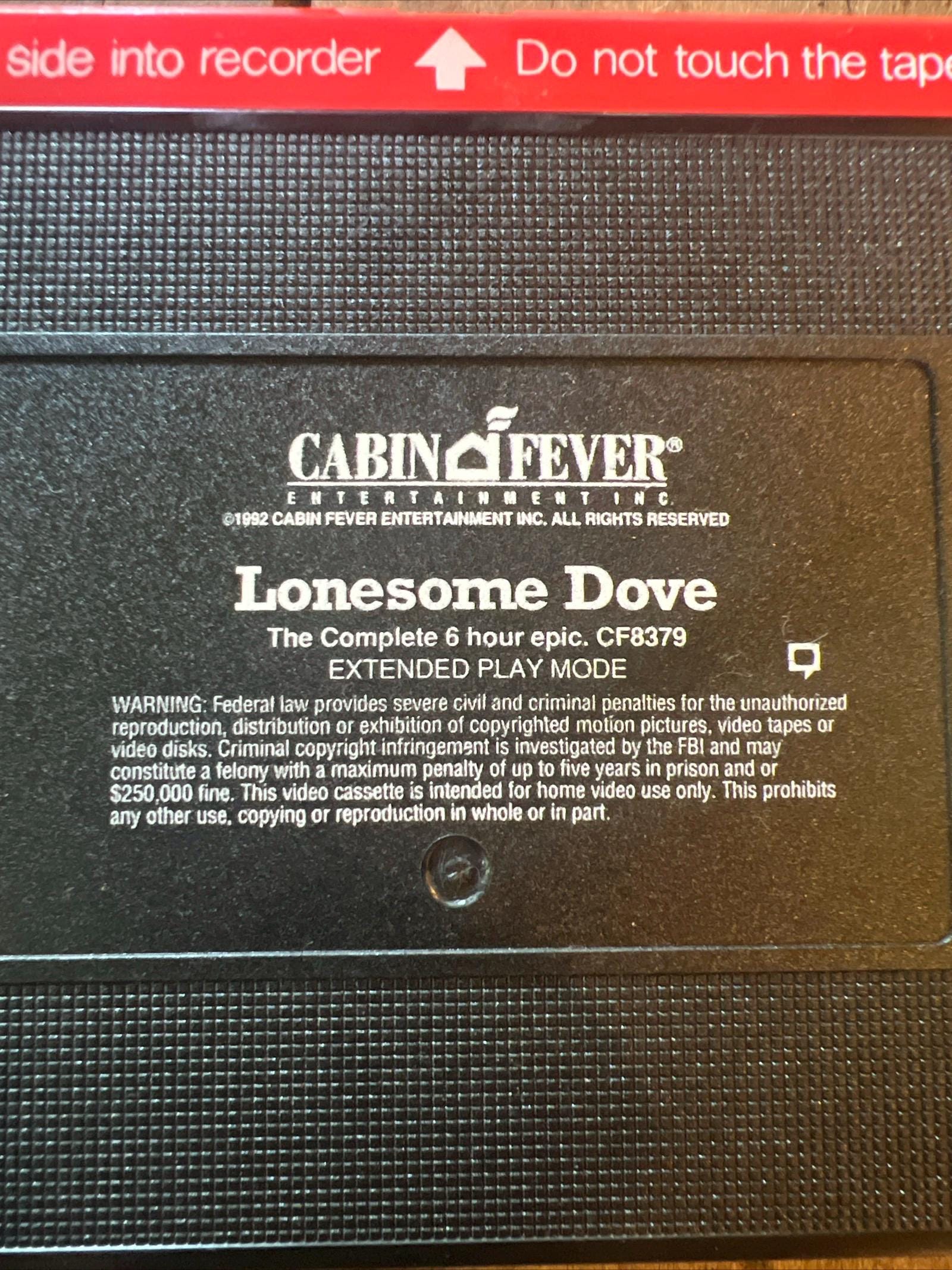 1989 Lonesome Dove Staring Robert Duvall, Tommy Lee Jones