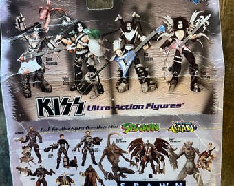 Vintage 1997 KISS Gene Simmons Ultra Action Figure - Mcfarlane