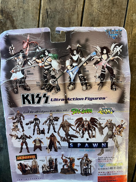 Vintage 1997 KISS Gene Simmons Ultra Action Figure - Mcfarlane