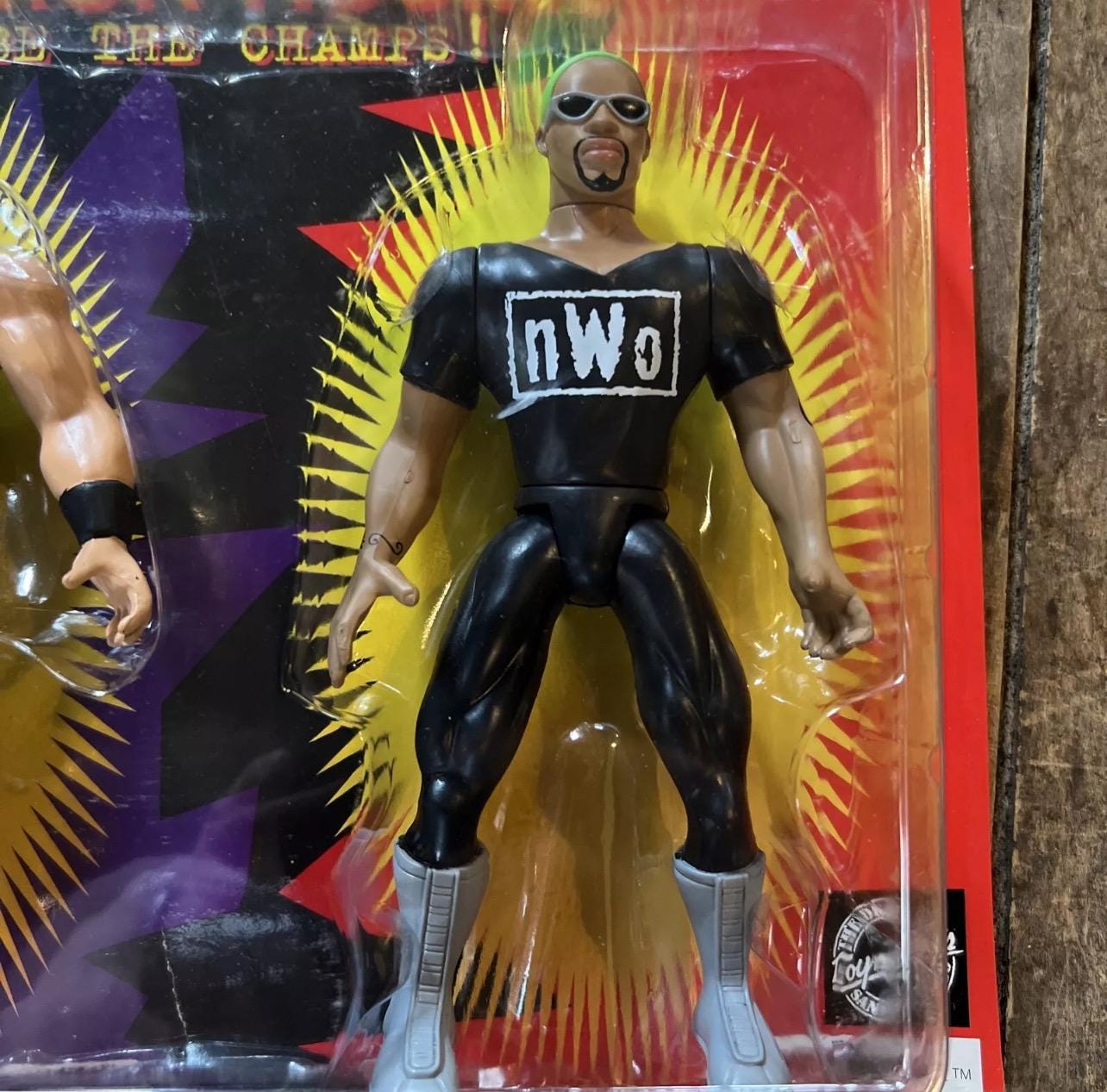 Vintage 1997 WCW Hollywood Hulk Hogan & Dennis Rodman Action Vintage 1997 WCW Hollywood Hulk Hogan & Dennis Rodman Action