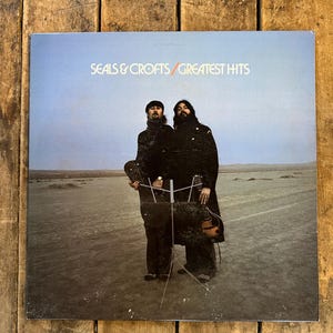 Vintage 1975 Seals & Croft Greatest Hits Album Original LP Record  - Warner Bros Records  - Retro Vinyl Album - Folk Rock