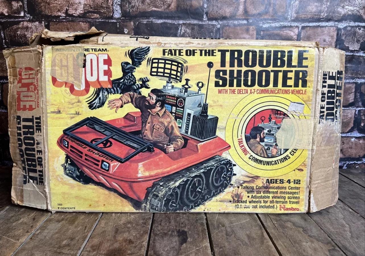 1972 Hasbro GI Joe Adventure Team High Voltage Escape Set