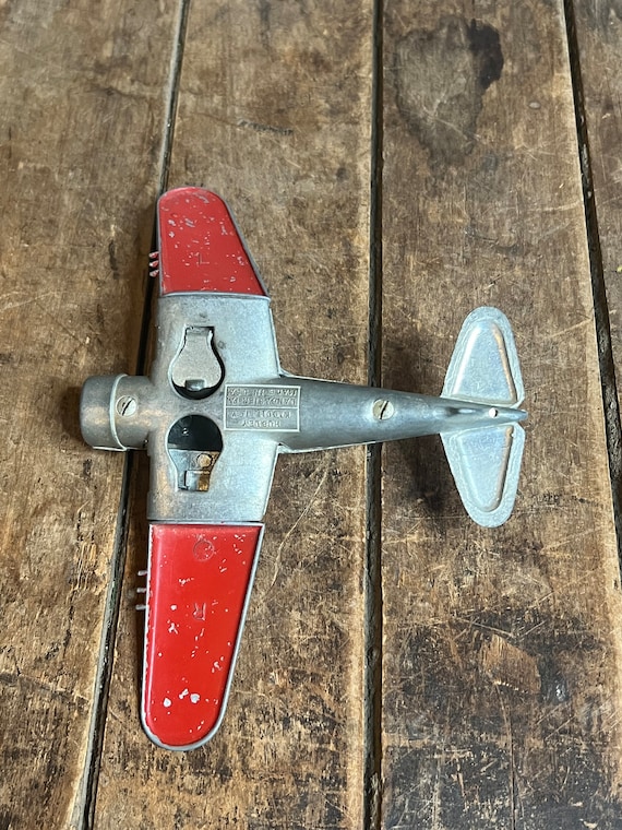 Vintage 1950s HUBLEY Diecast Navy Fighter Airplane: Aircraft