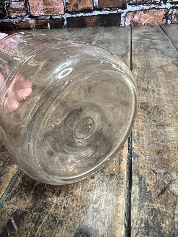 1930年代のアンティーク シェフィールドファームズ エンボス加工ガラス