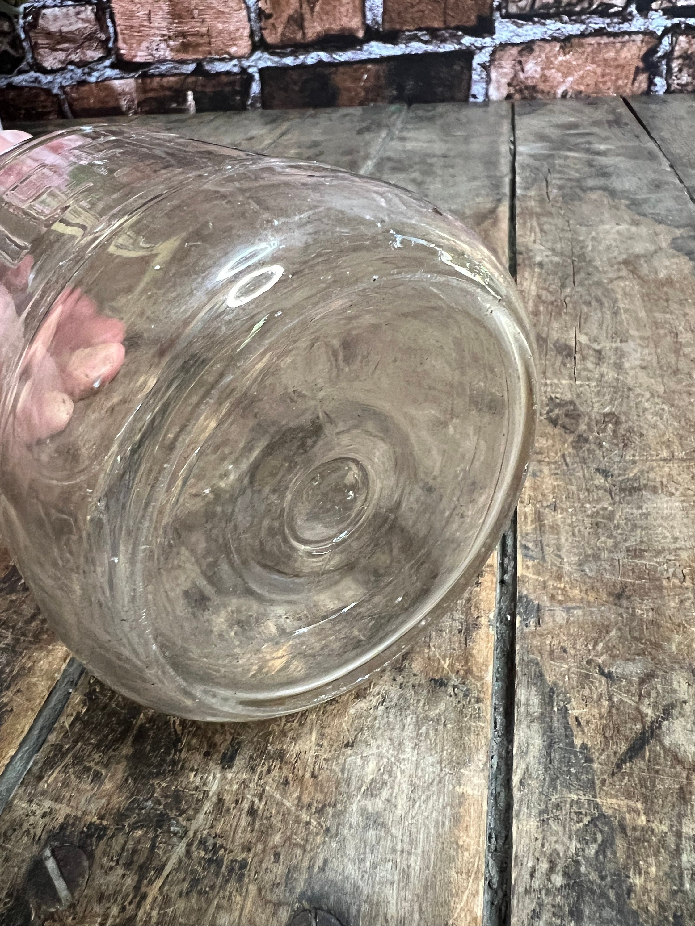 1930年代のアンティーク シェフィールドファームズ エンボス加工ガラス