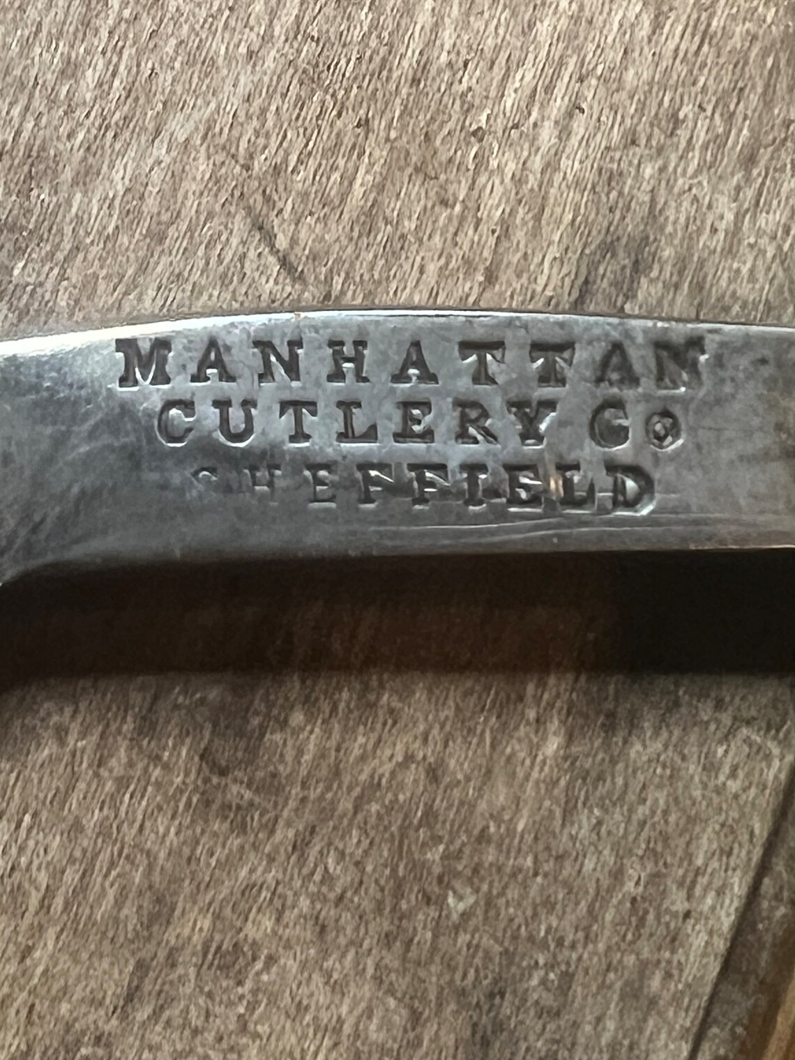 Antique 1800s the Old English Razor Made by the Manhattan Cutlery ...