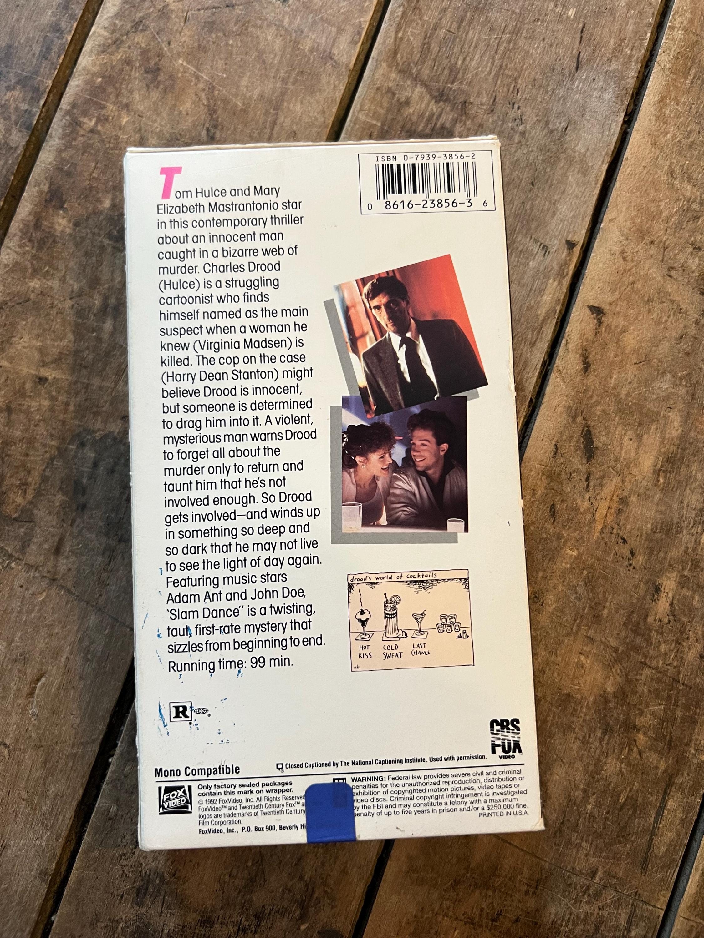 Slam Dance ( VHS 1987) Starring - Virginia Madsen & Mary Elizabeth