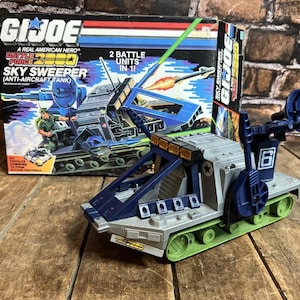 1987 Hasbro G.I. Joe - Battle Force 2000 SKY SWEEPER Vehicle - Original Box - A Real American Hero