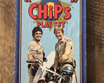 Vintage 1981 Colorforms - CHiPs - Play Set #651 - Original Box - 1980er Jahre TV Sendung