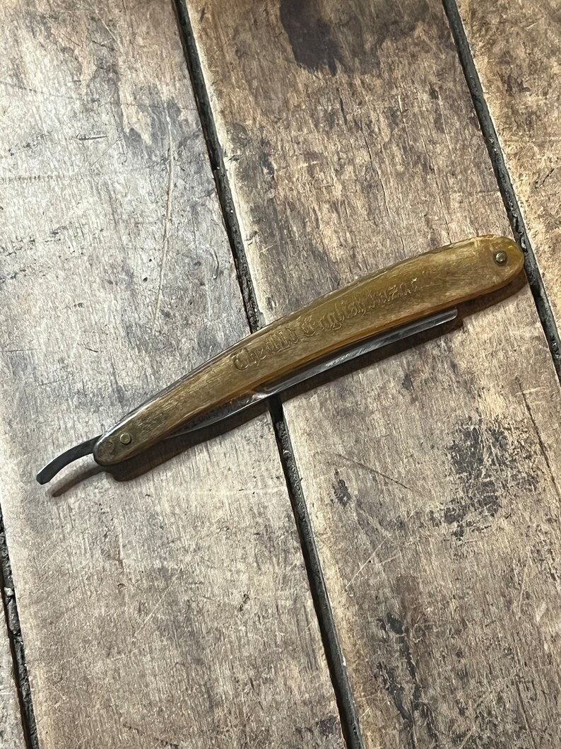 Antique 1800s the Old English Razor Made by the Manhattan Cutlery ...