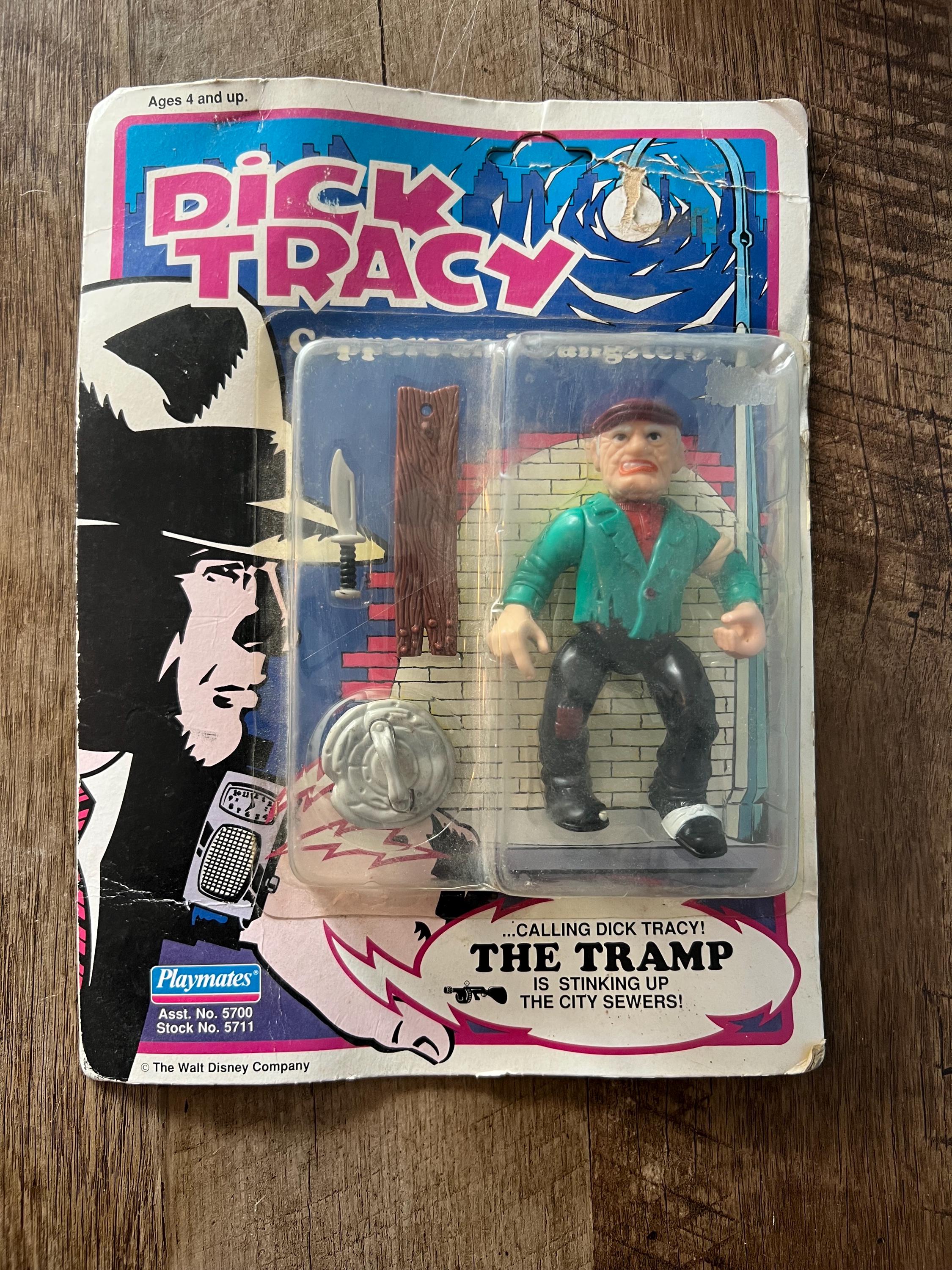 Figurine Sam Catchem Dick Tracy - Playmates 1990 - Sous Blister D'origine
