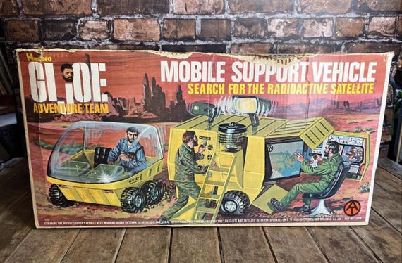 Vintage 1972 GI JOE Mobile Support Vehicle – Hasbro Adventure Team