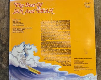 Vintage 1980 Jan and Dean “the Best of Jan and Dean” Album