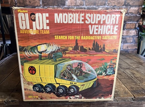 Vintage 1972 GI JOE Mobile Support Vehicle – Hasbro Adventure Team