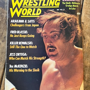 Vintage Wrestling World Magazine - Fall Quarterly 1971 Ausgabe - Pre WWF / WWE - Sammler Magazin - Seltener Fund