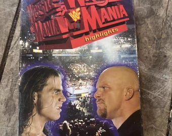 WWF WrestleMania XIV - Mike Tyson ( VHS 1998 ) New Old Stock Sealed - Vintage Wrestling Collectible