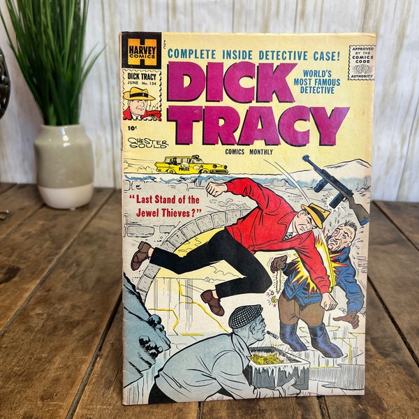 1959 Dick Tracy No. 134 - Harvey Comics Monthly - 10 Cent Silver Age Comic Book