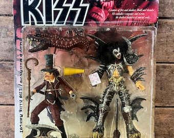 Vintage KISS Psycho Circus Action Figure Two Pack. the Demon and