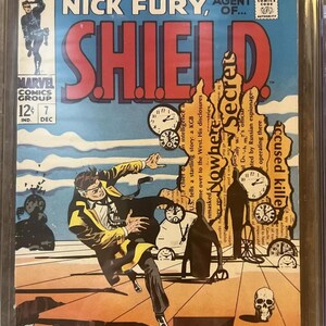 1968 Nick Fury Agent of Shield #7 - Carta de Bob Gale - Marvel Comics - Calificación CGC 6.0