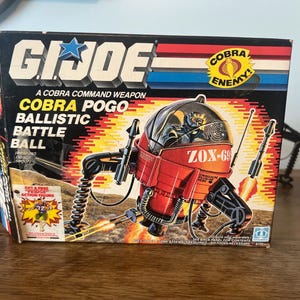 Jouet G.I. Joe Cobra POGO – Balle Balistique De Combat, Hasbro 1987, Neuf