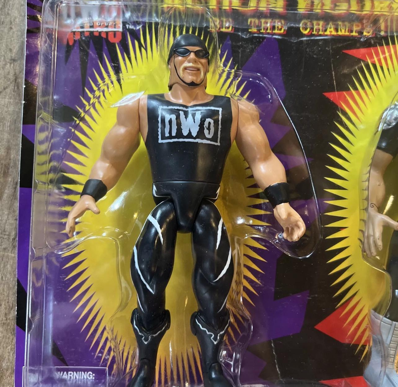 Vintage 1997 WCW Hollywood Hogan & Dennis Rodman Action Vintage 1997 WCW Hollywood Hogan & Dennis Rodman Action