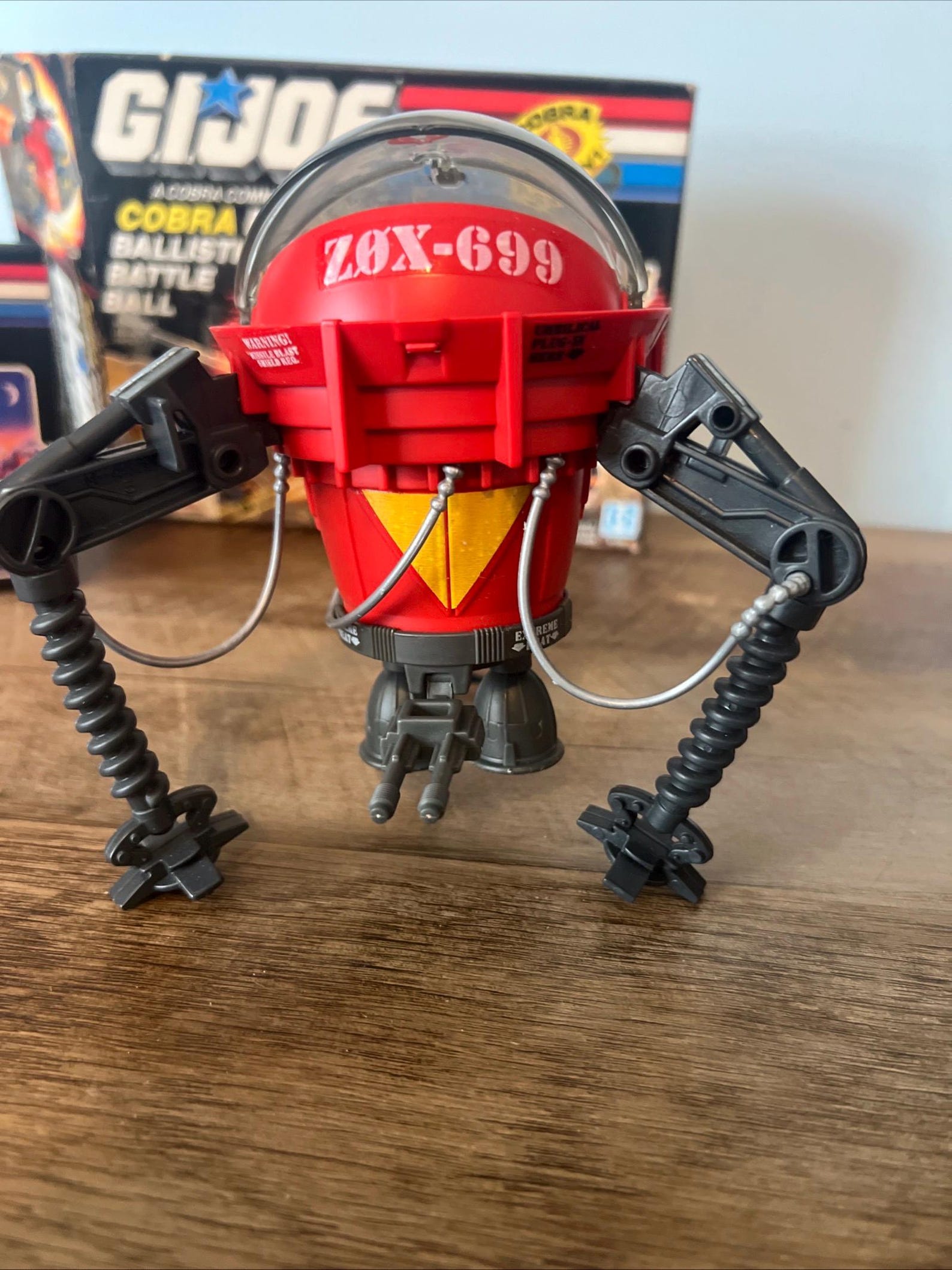 GI Joe Cobra Pogo Ballistic Battle Ball 1987 – Hasbro – Véhicule Vintage