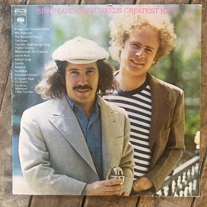 Vintage 1972 Simon & Garfunkel Greatest Hits Album Original LP Record  - CBS Records  - Retro Vinyl Album - Folk Rock