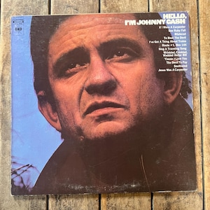 Johnny Cash “Hello, I’m Johnny Cash” - Retro Vinyl  - 1970 Original LP Record - Columbia Records - Country
