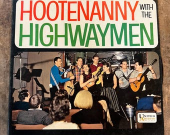 Hootenanny with the Highwaymen - United Artists LP 1963 - Disco de vinil vintage
