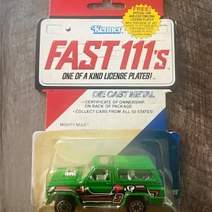 1981 Kenner Fast 111’s - MIGHTY MULE: Kundenspezifischer Geländewagen - Versiegelte Originalkarte - Die Cast Sammlerwagen