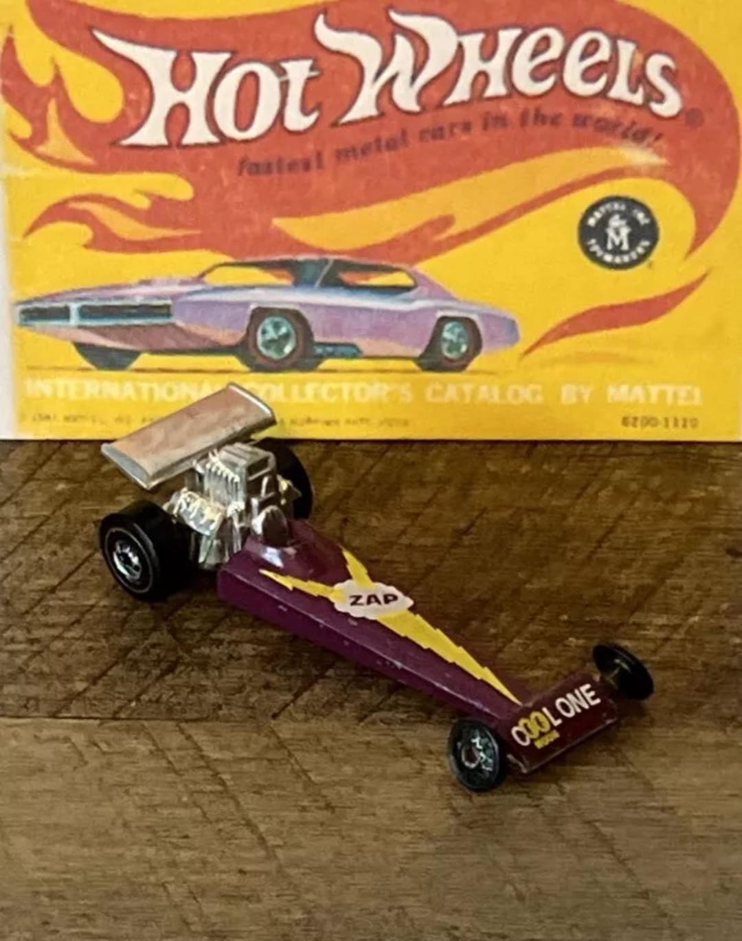 Vintage 1976 Hot Wheels Redline COOL ONE Rear Engine Dragster Die vintage-1976-hot-wheels-redline-cool-one-rear-engine-dragster-die